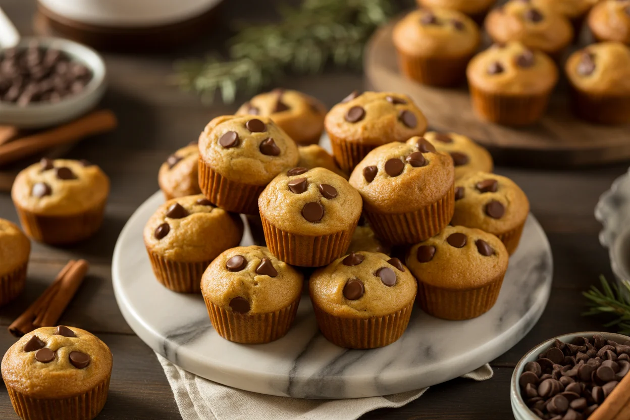 Banana bread mini muffins healthy