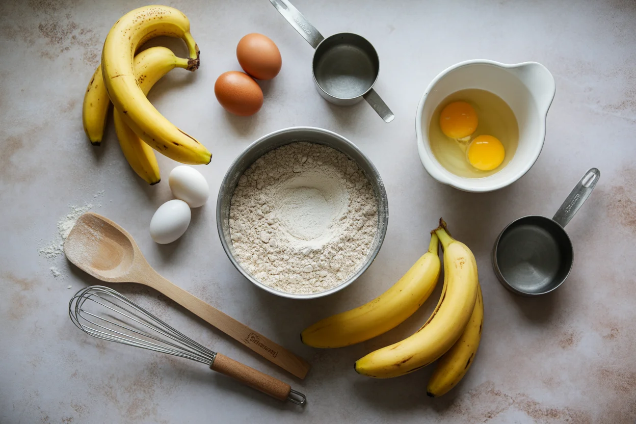 Delicious Healthy Banana Bread No Sugar (Whole Wheat) Recipe