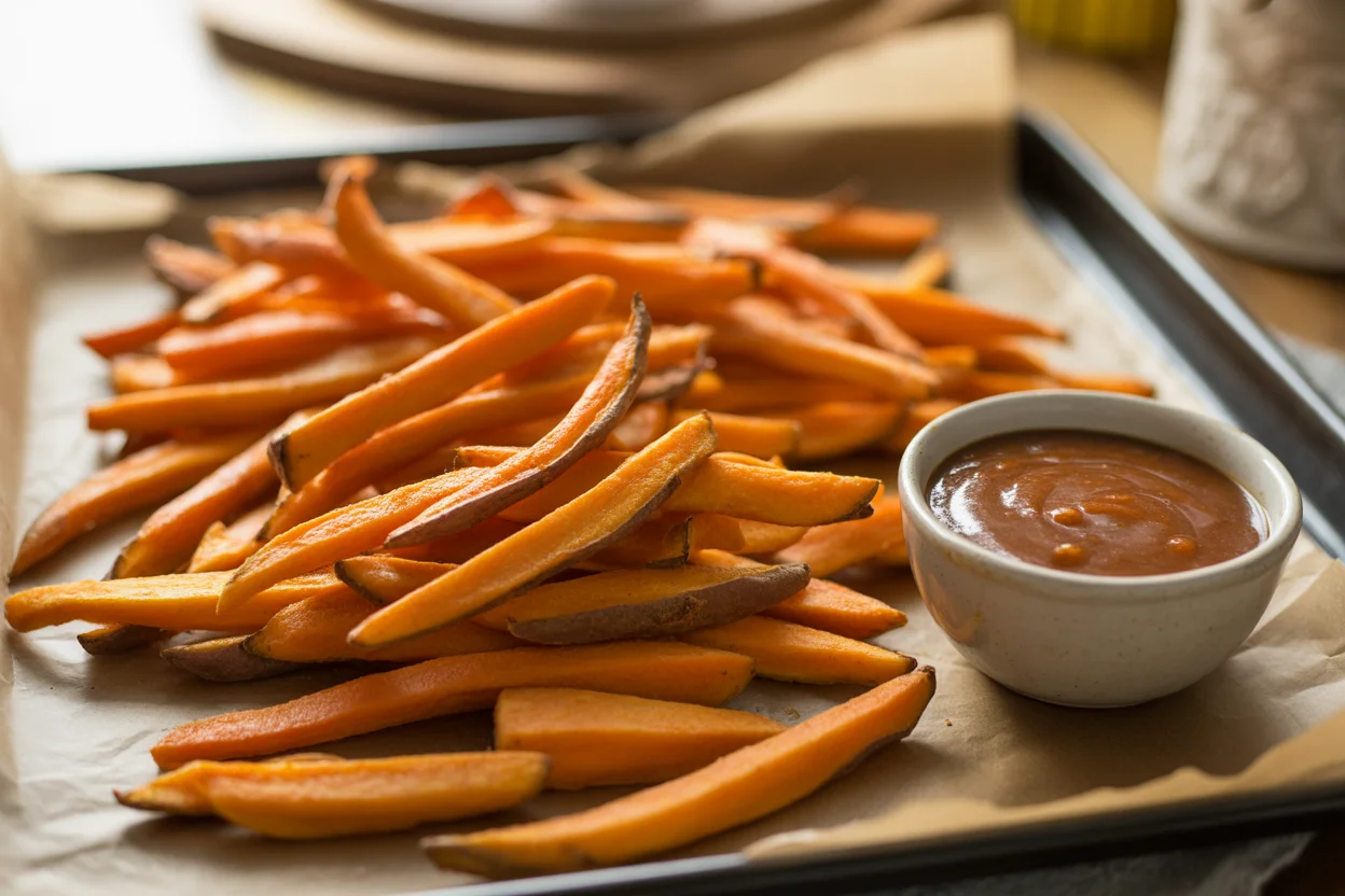 Crispy Oven Baked Sweet Potato Fries You'll Love (No Soggy!)