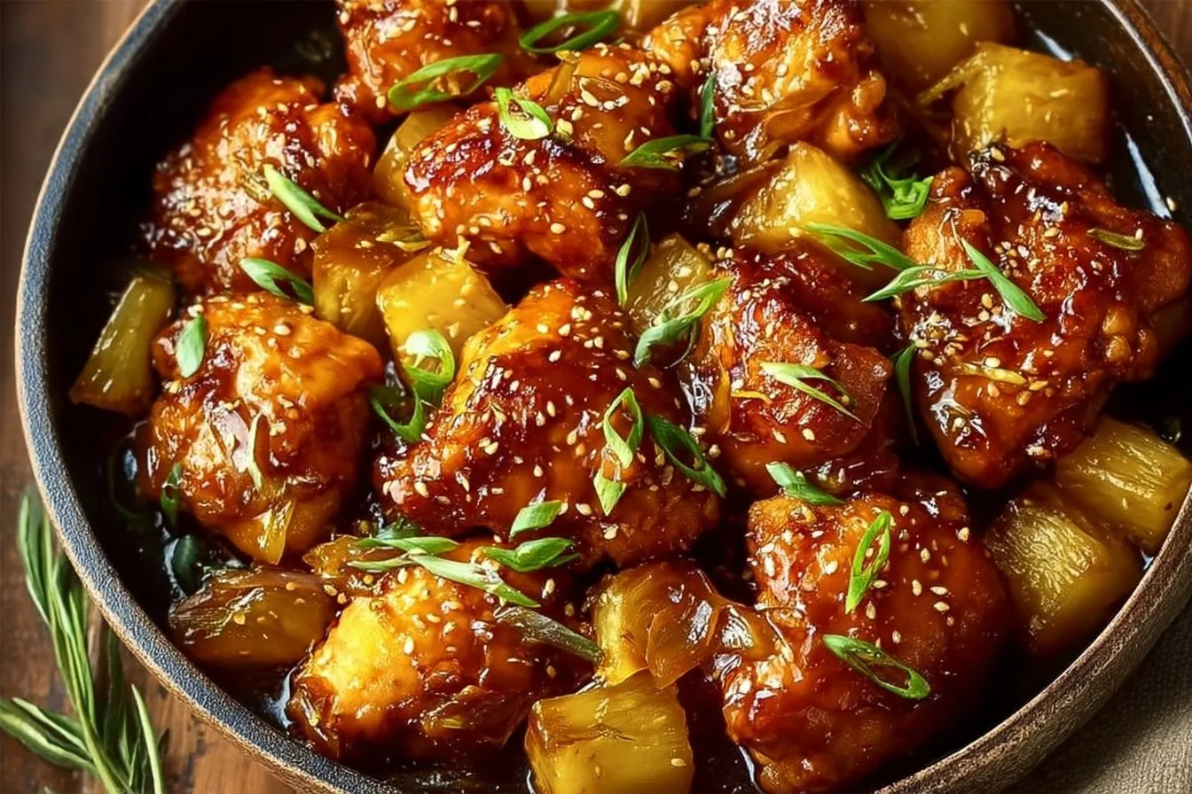 Brown Sugar Pineapple Chicken