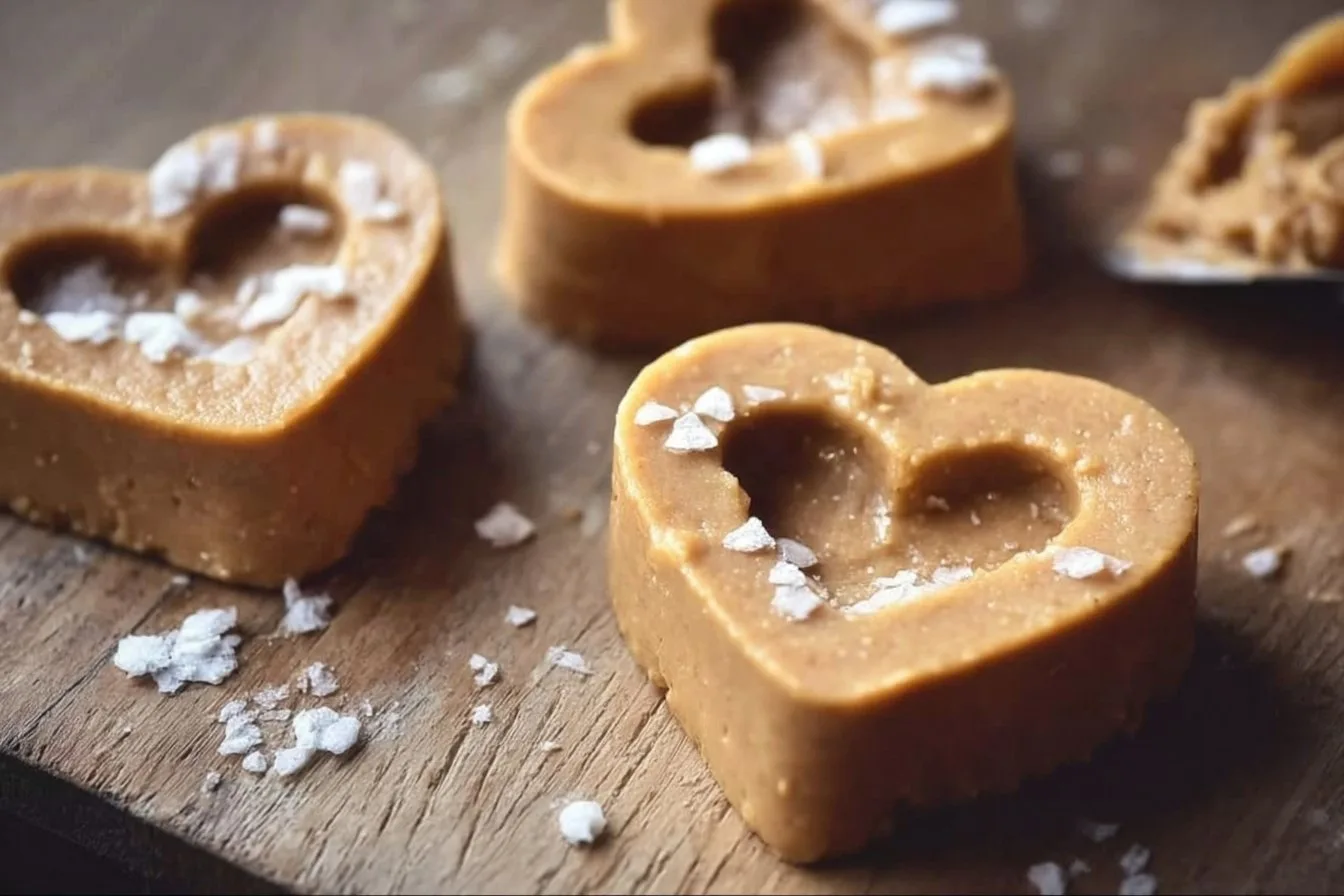 No Bake Peanut Butter Hearts 4 No Bake Peanut Butter Hearts