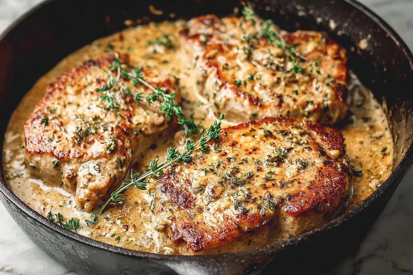 Boursin Pork Chops 4 Boursin Pork Chops