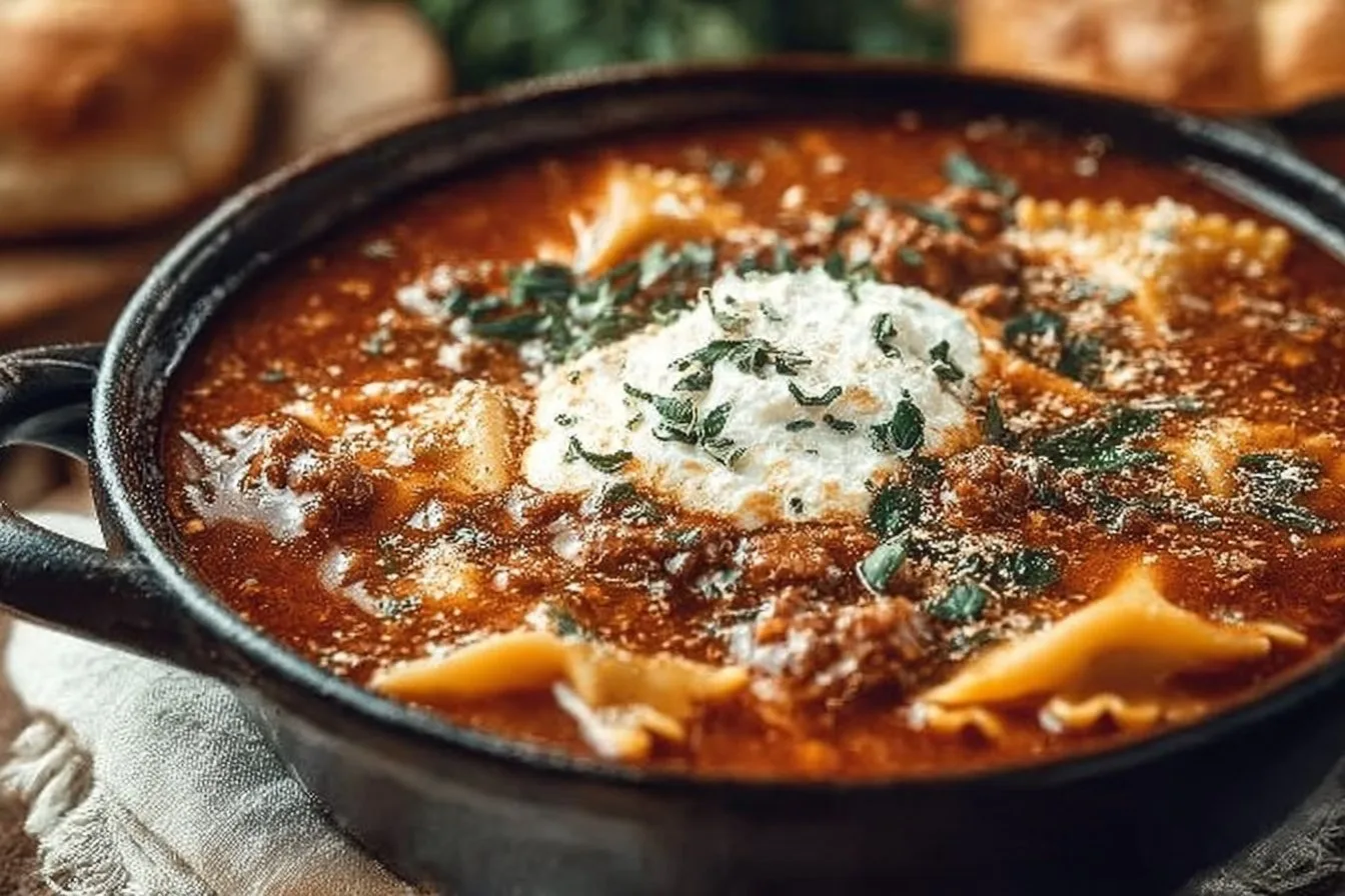 Gluten Free Lasagna Soup (Dairy Free)