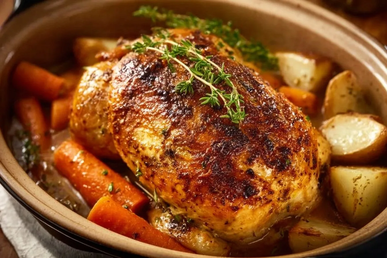Slow Cooker Whole Chicken
