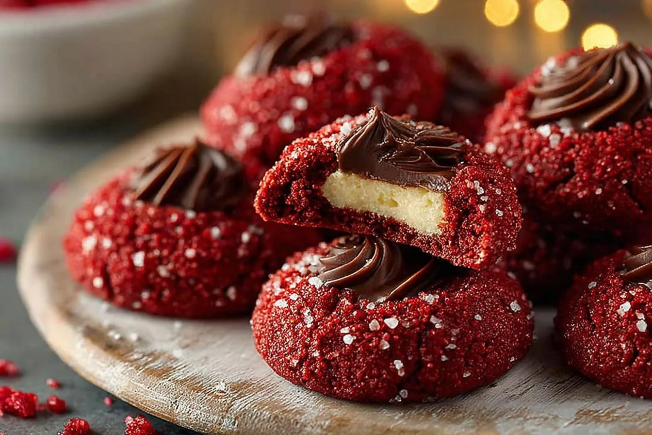 Red Velvet Kiss Cookies