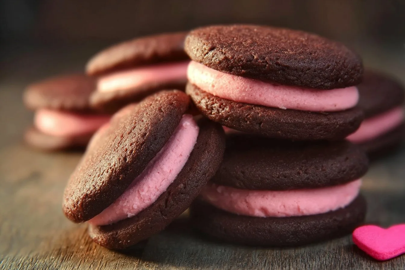 Valentine Sandwich Cookies