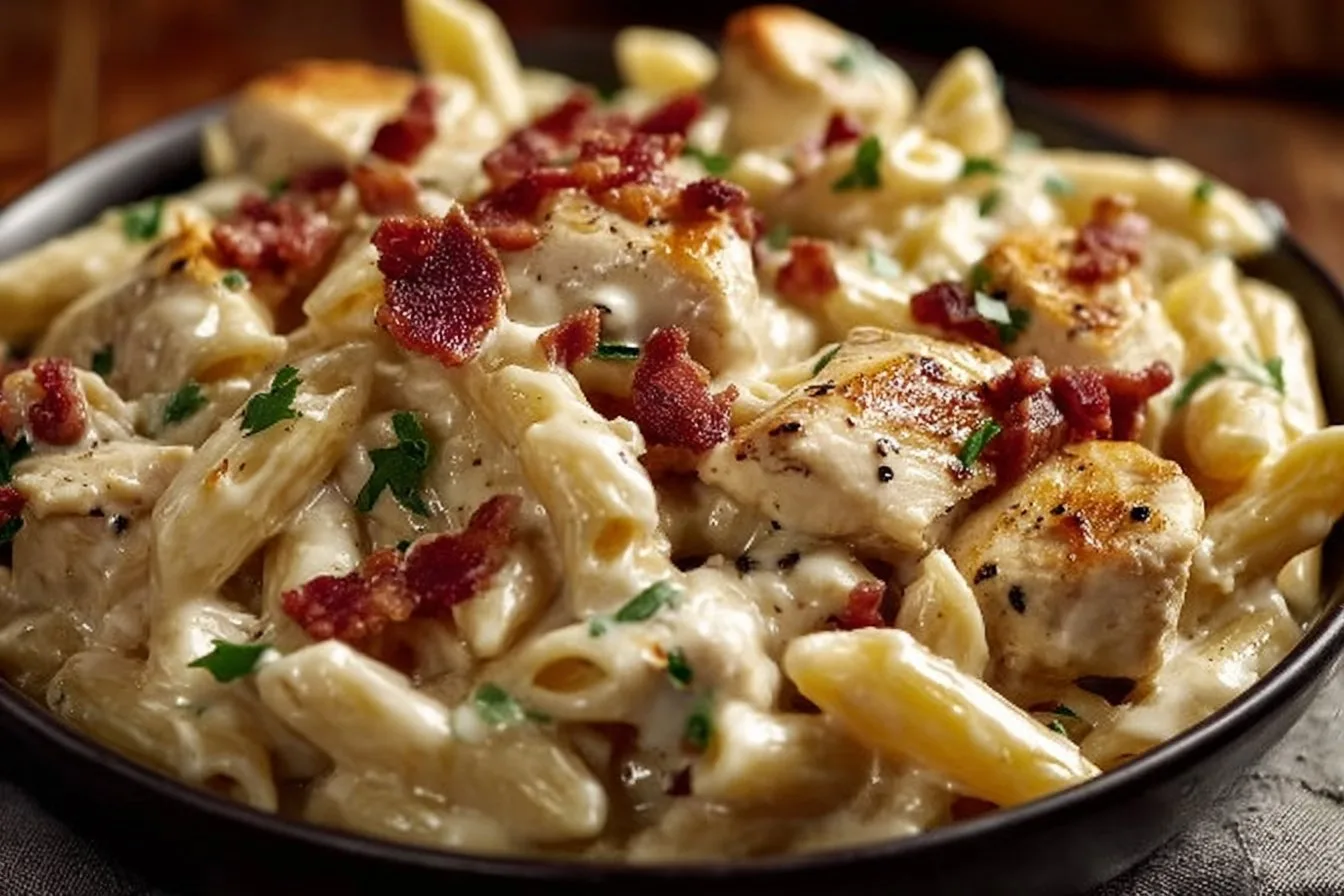 Chicken Bacon Ranch Pasta