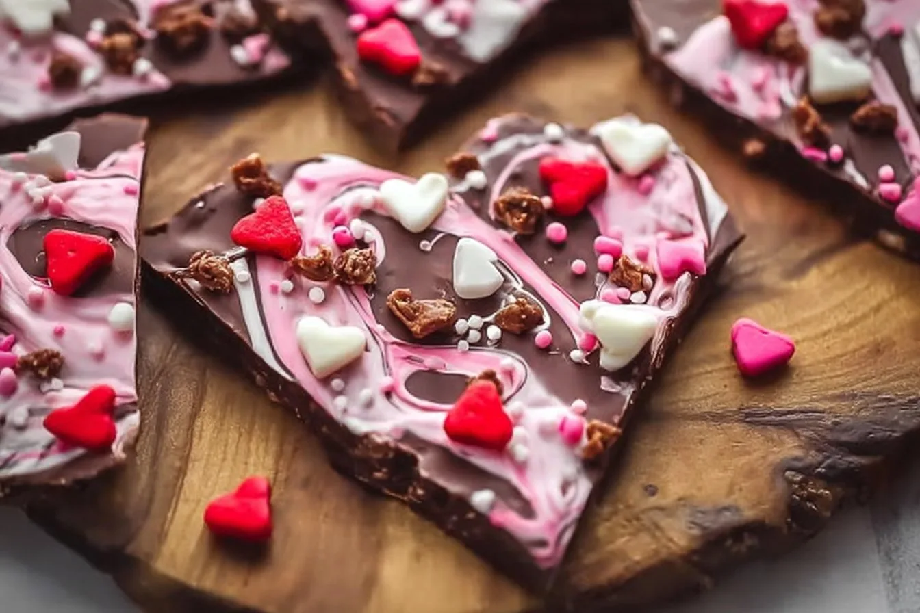 Valentine's Chocolate Bark