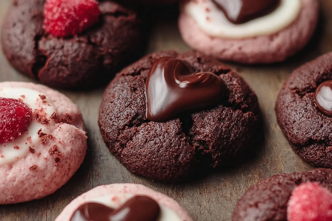 Valentine Ganache Cookies 2 Valentine Ganache Cookies