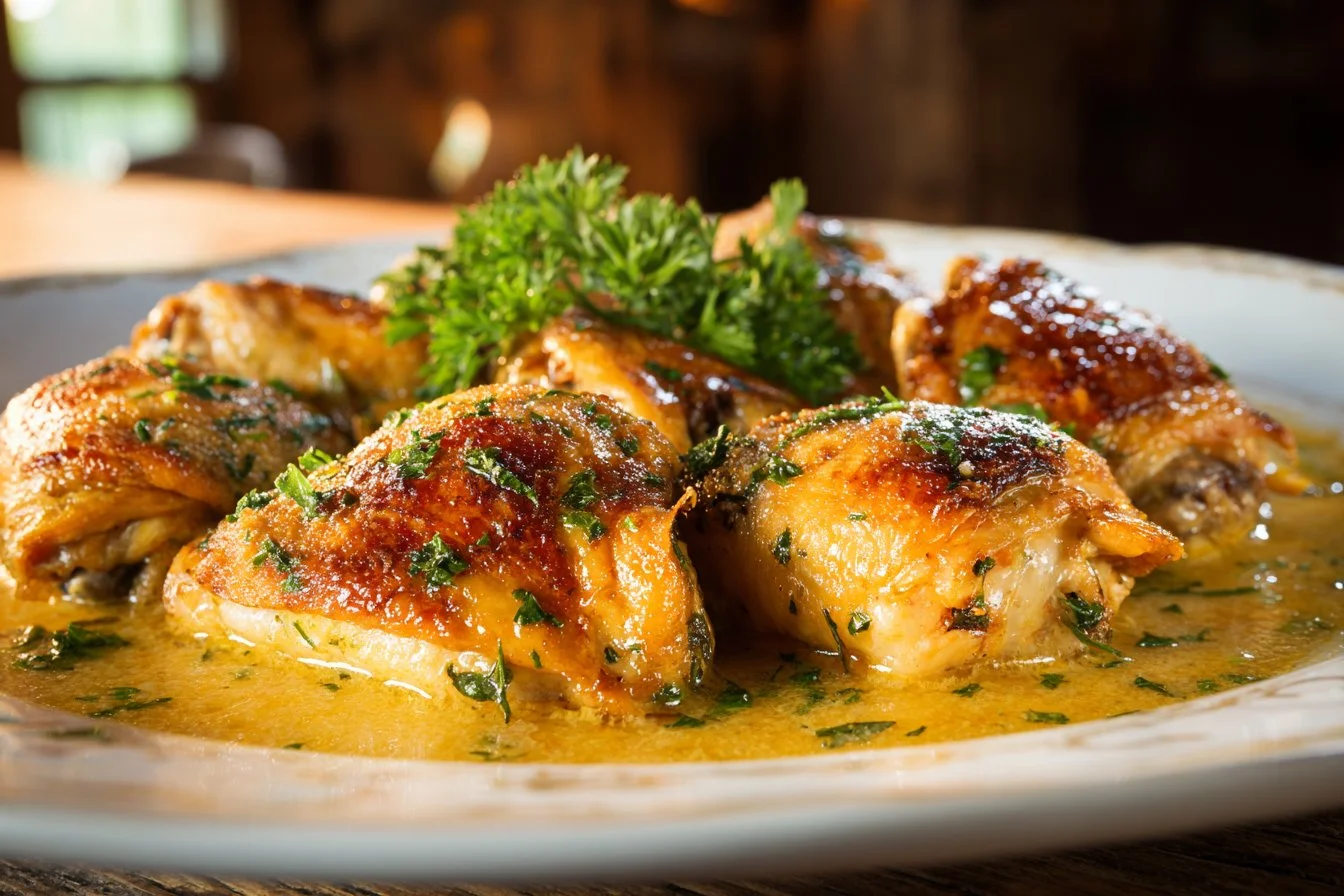 Delicious Crock Pot Marry Me Chicken recipe with creamy sauce and herbs.