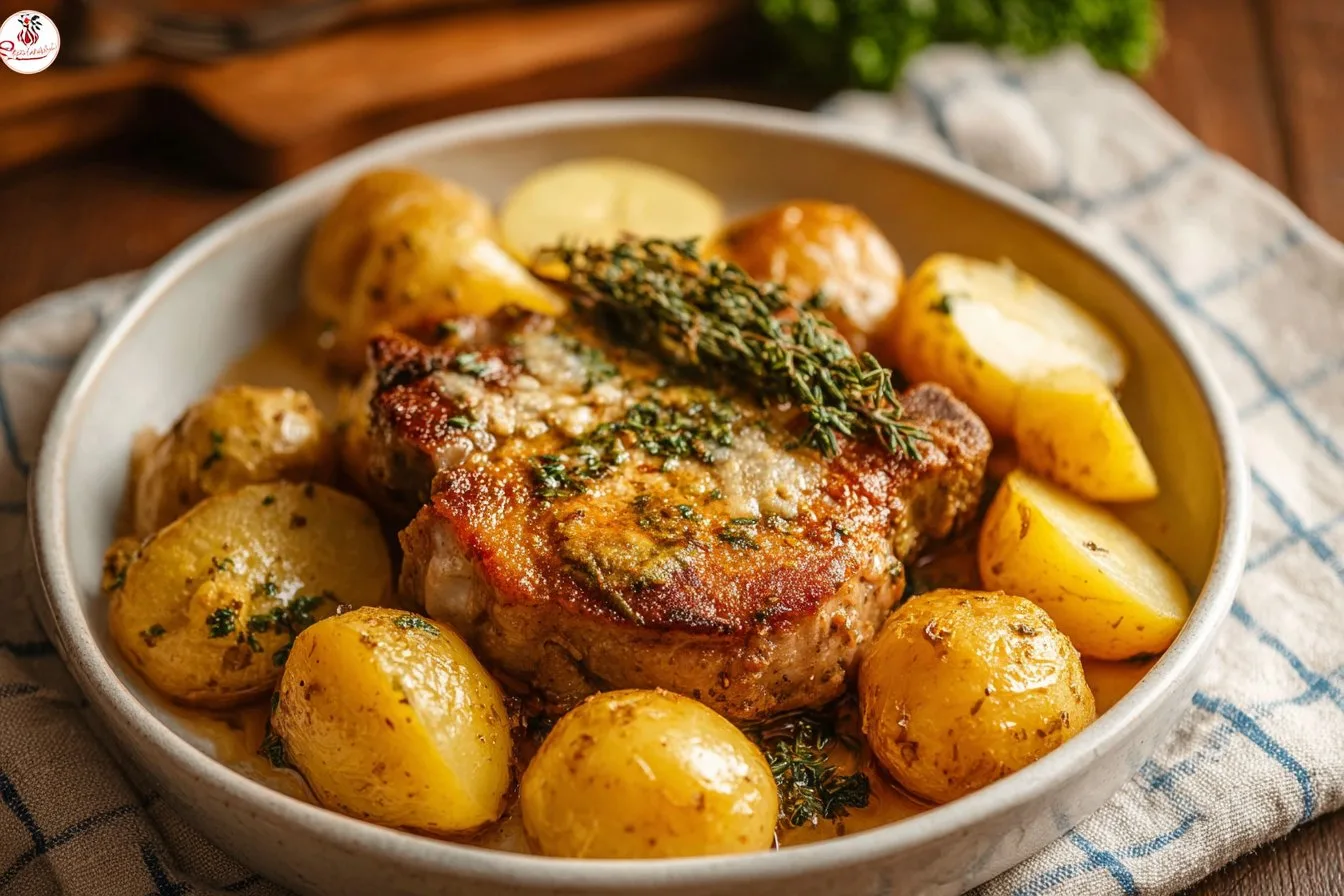 Crock Pot Parmesan Pork Chops and Potatoes 4 Crock Pot Parmesan Pork Chops and Potatoes