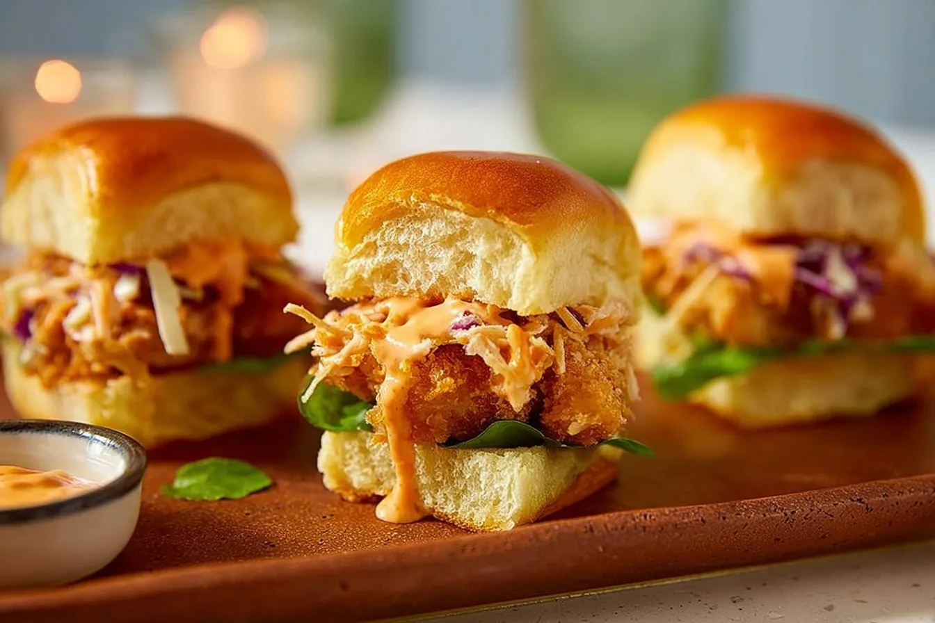Bang Bang Chicken Sliders 4 Bang Bang Chicken Sliders