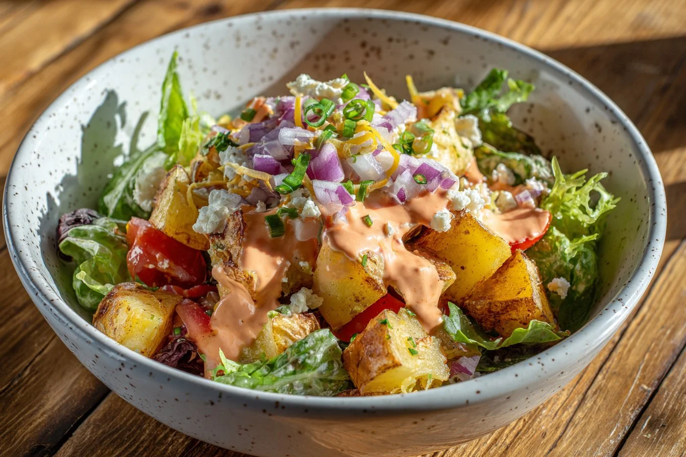 Delicious loaded burger bowls featuring fresh toppings and ingredients