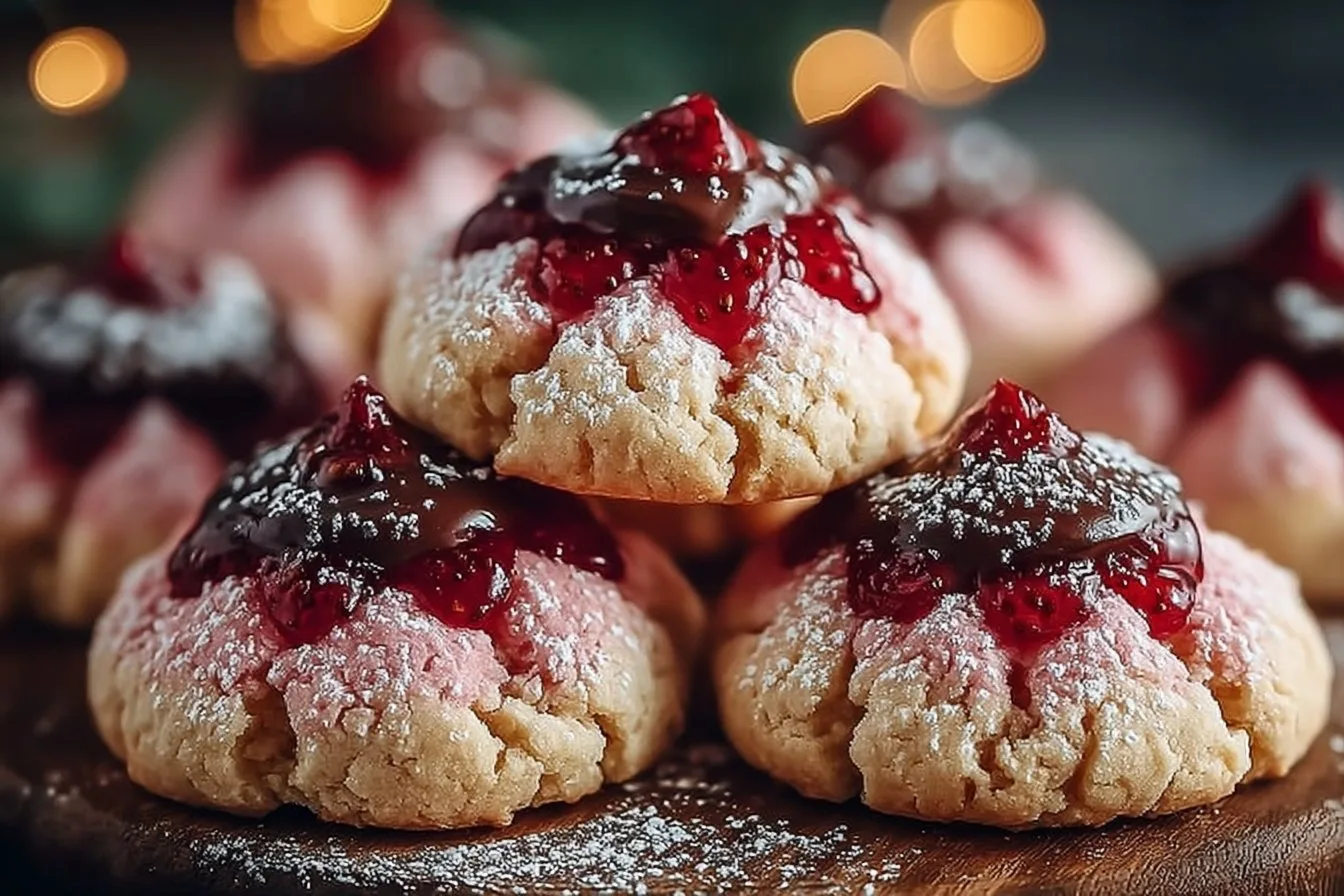 Strawberry Kiss Cookies 4 Strawberry Kiss Cookies