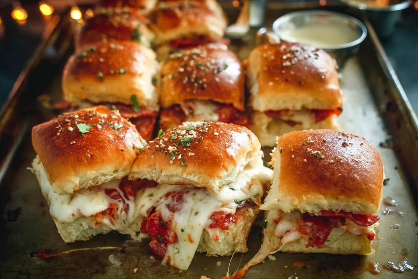 Pepperoni Pizza Sliders 4 Pepperoni Pizza Sliders