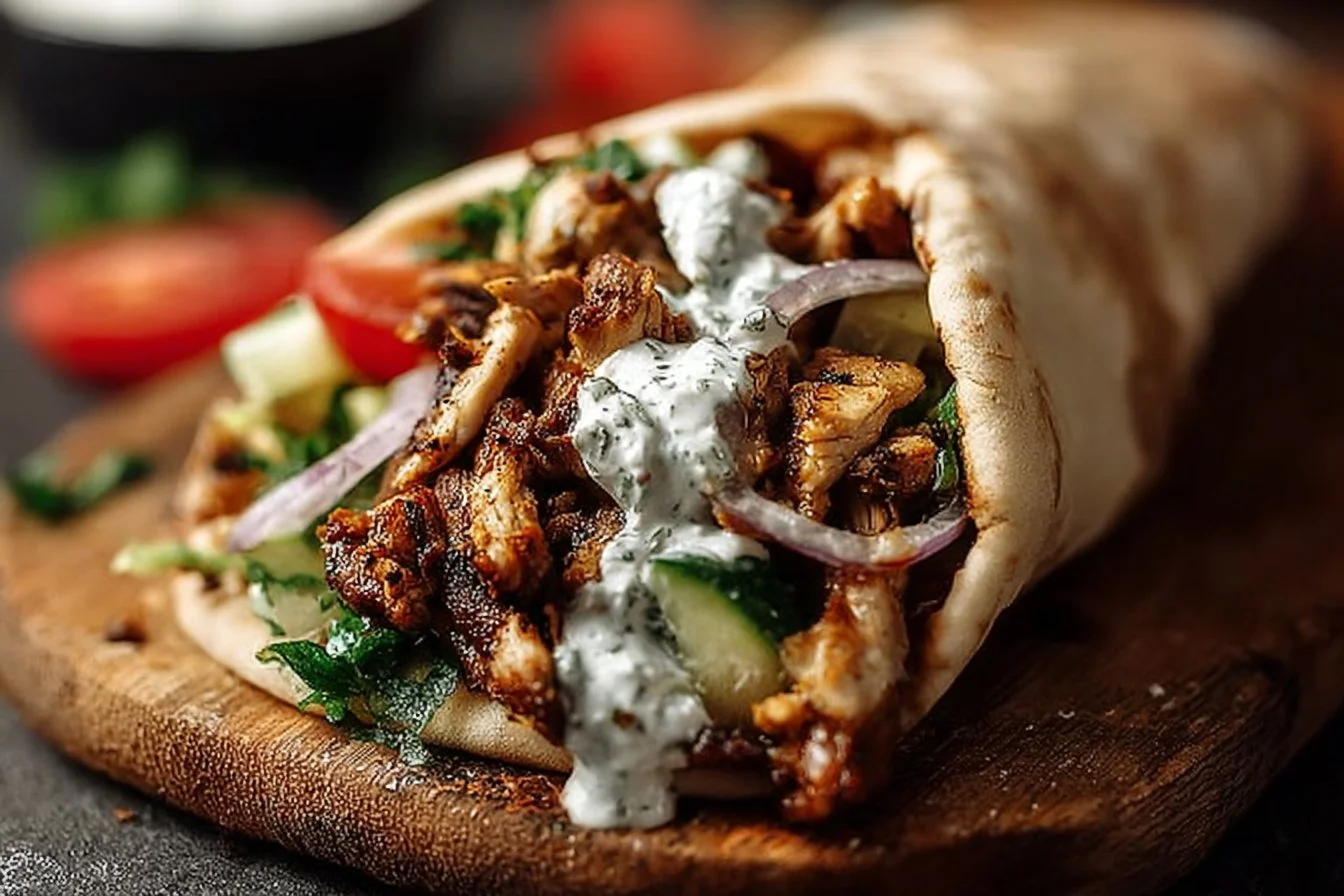 Chicken Shawarma with Garlic Sauce