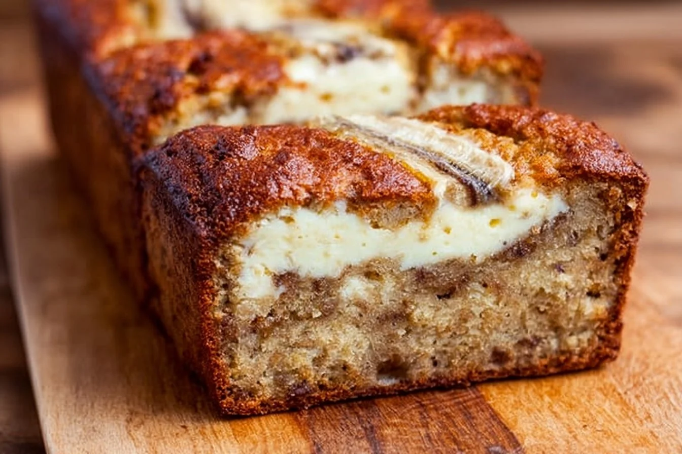 Cream Cheese-Filled Banana Bread 4 Cream Cheese-Filled Banana Bread