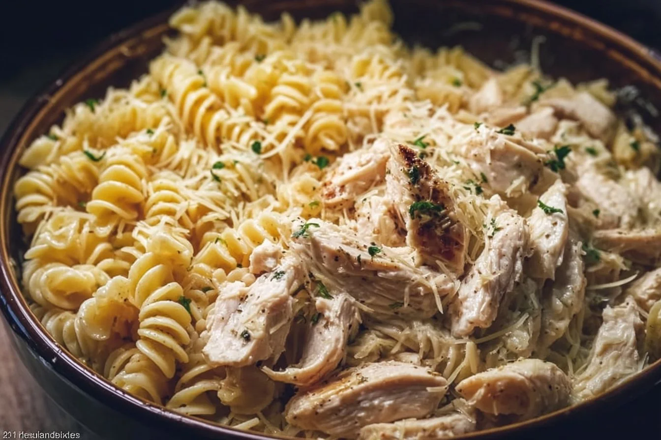 Garlic Parmesan Chicken Pasta