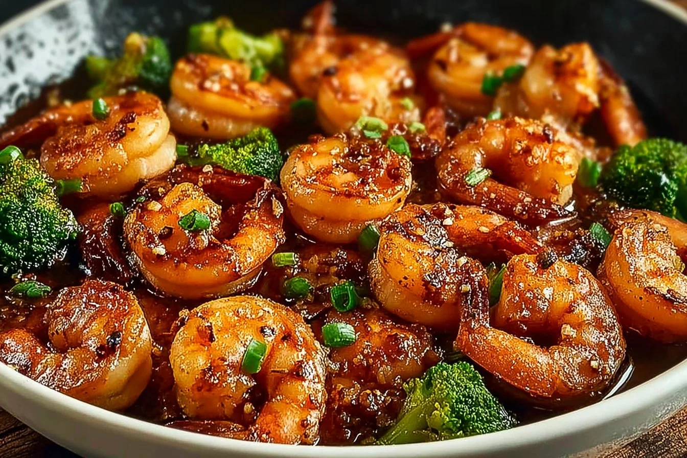 High Protein Honey Garlic Shrimp