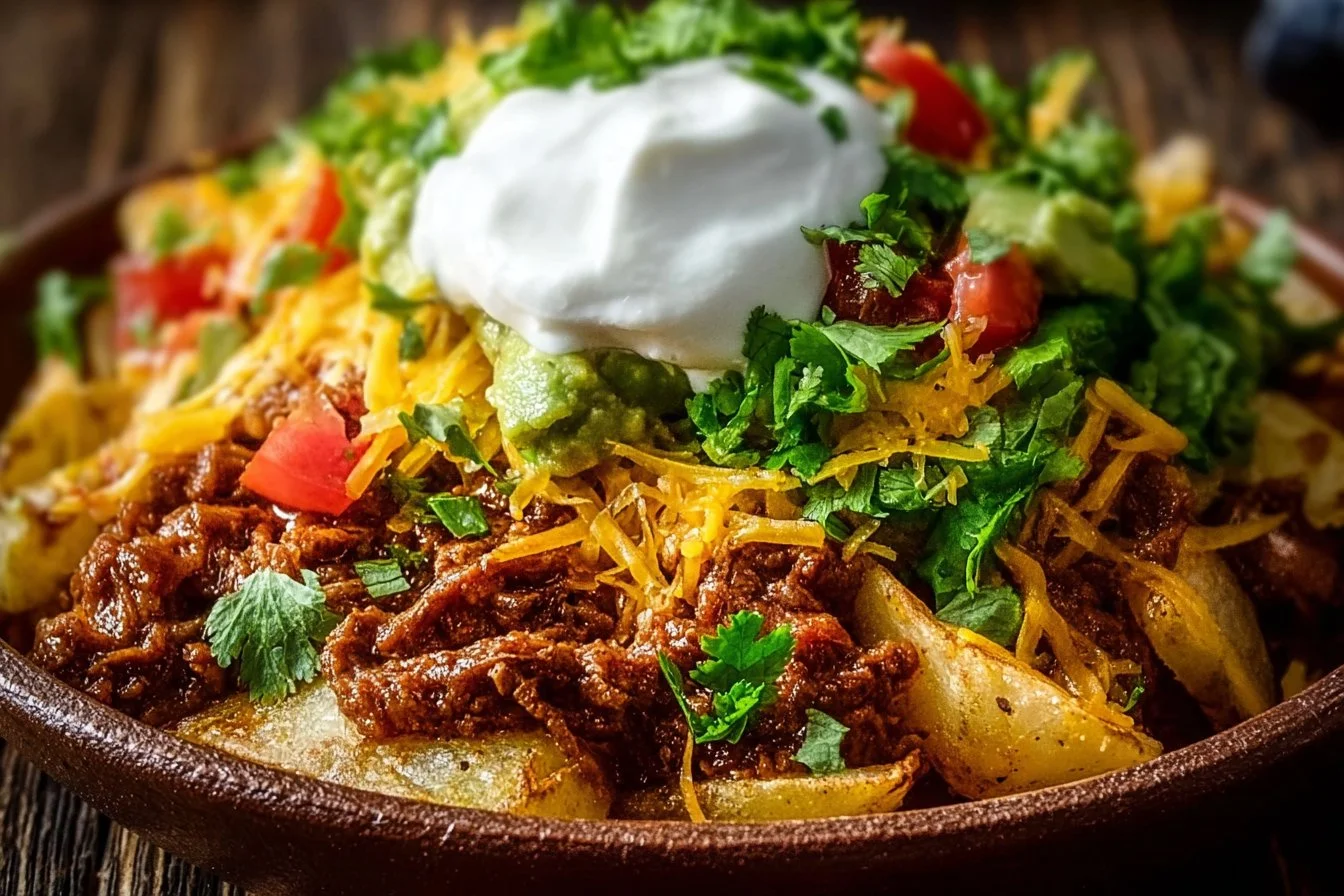 Loaded Potato Taco Bowl