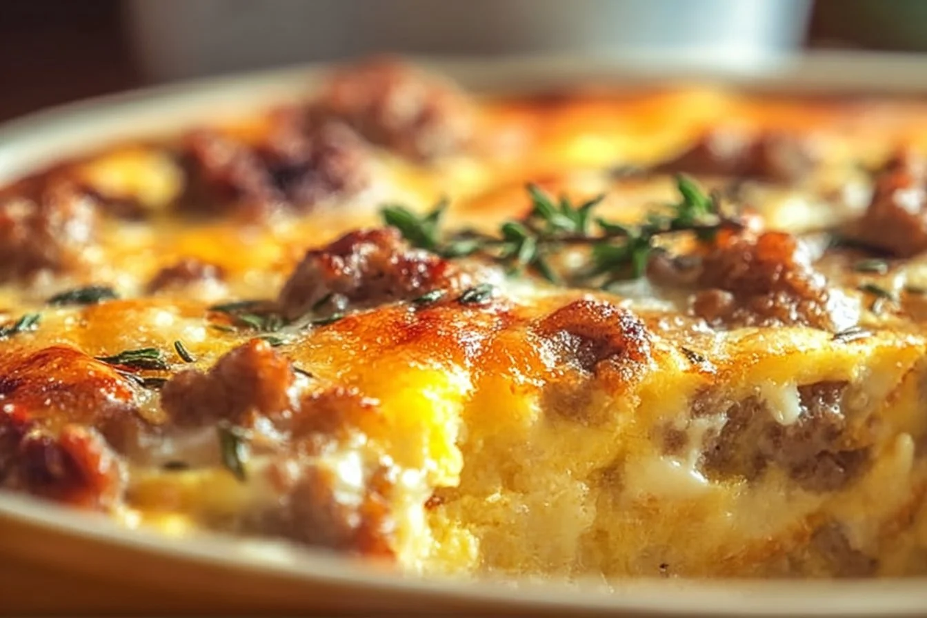 Sausage and Egg Casserole 4 Sausage and Egg Casserole