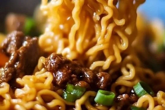 Slow Cooker Beef Ramen Noodles