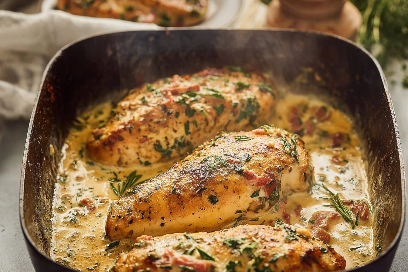 Baked Tuscan Chicken Breast