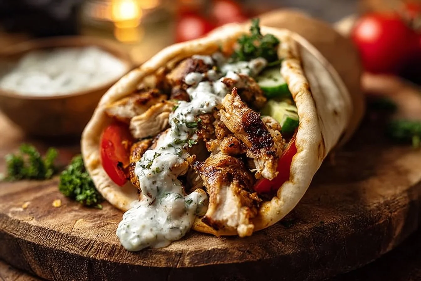 Chicken Shawarma with Garlic Sauce