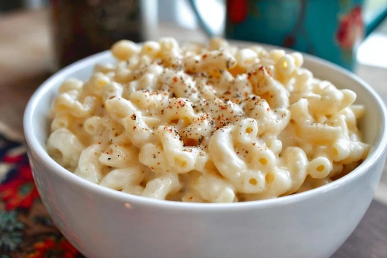 Copycat Panera White Cheddar Mac and Cheese recipe is perfect for an easy weeknight side dish!