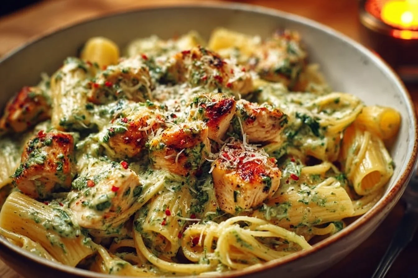 Creamy Pesto Chicken Pasta