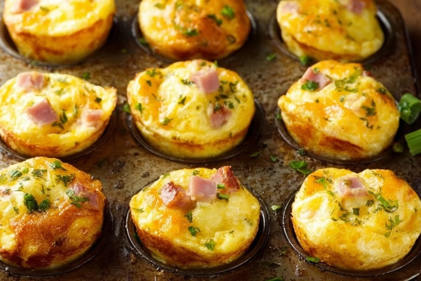 Ham and Cheese Egg Muffins for Quick Breakfasts