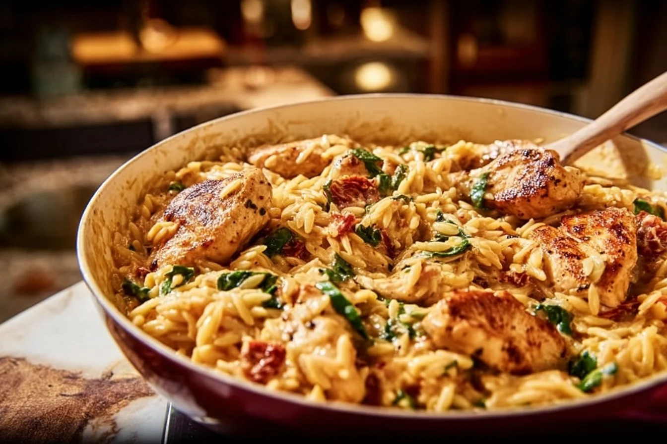 Marry Me Chicken Orzo