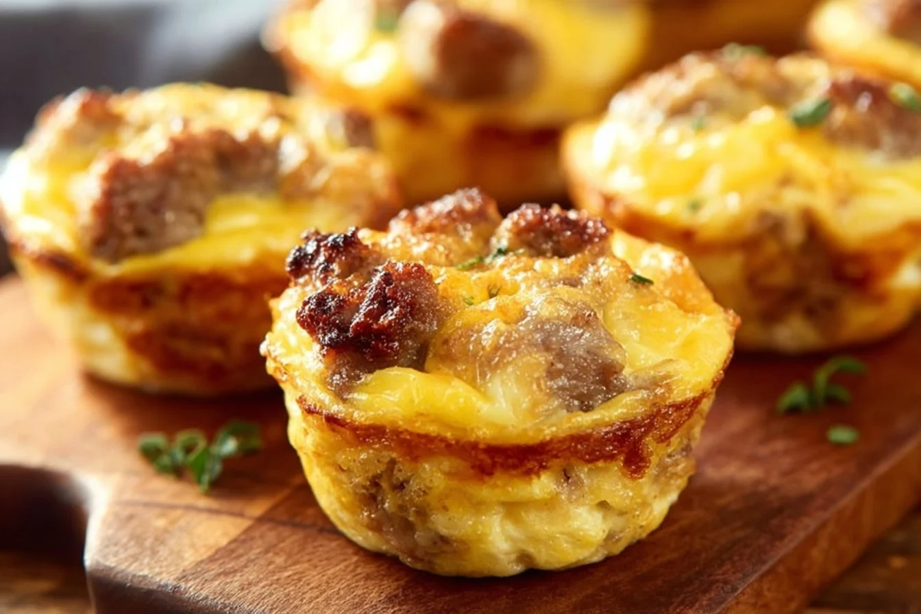 Mini Egg Muffins with Sausage