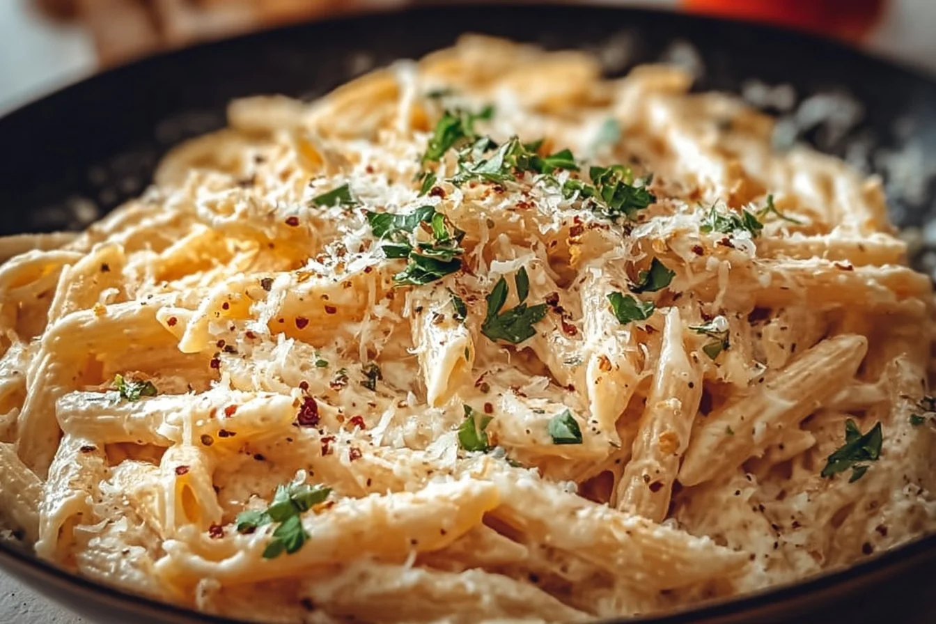 One Pot Creamy Garlic Pasta