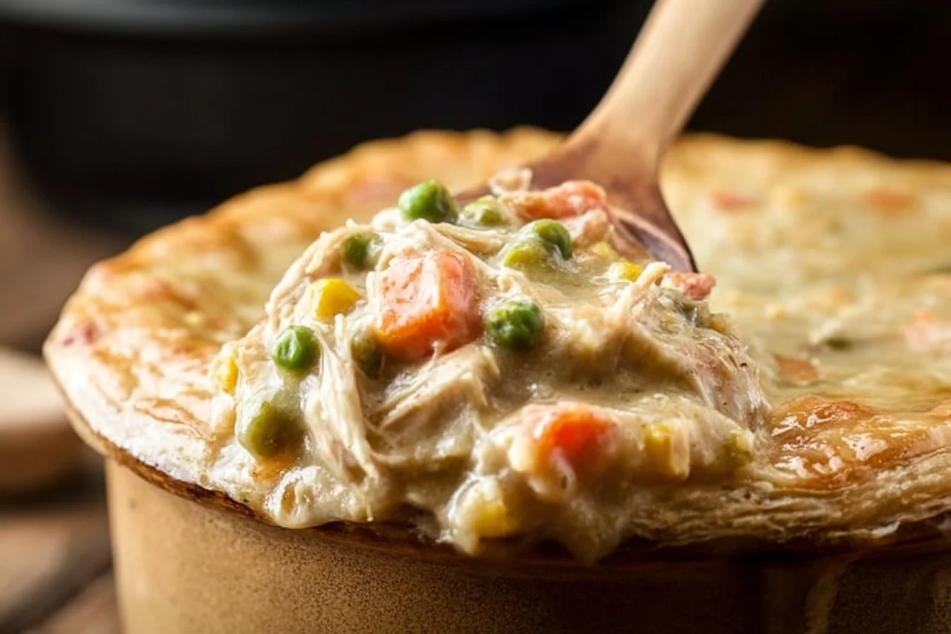 Slow Cooker Chicken Pot Pie