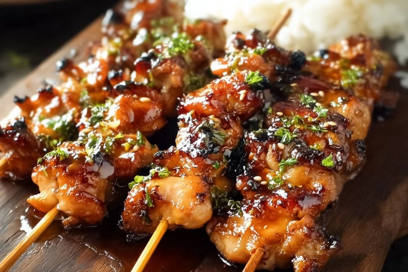 Teriyaki Chicken Skewers
