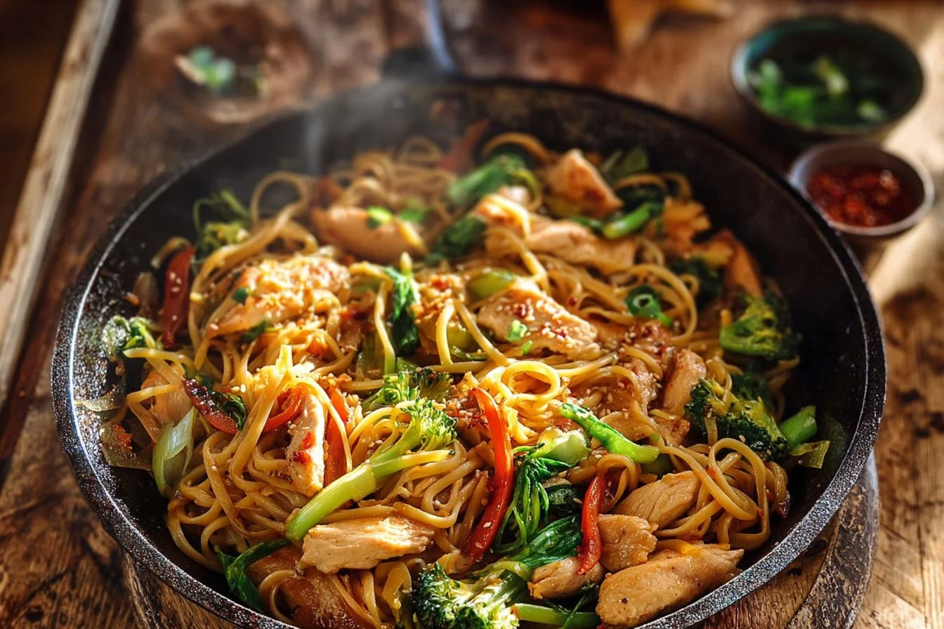 15-Minute Chicken Stir Fry Noodles