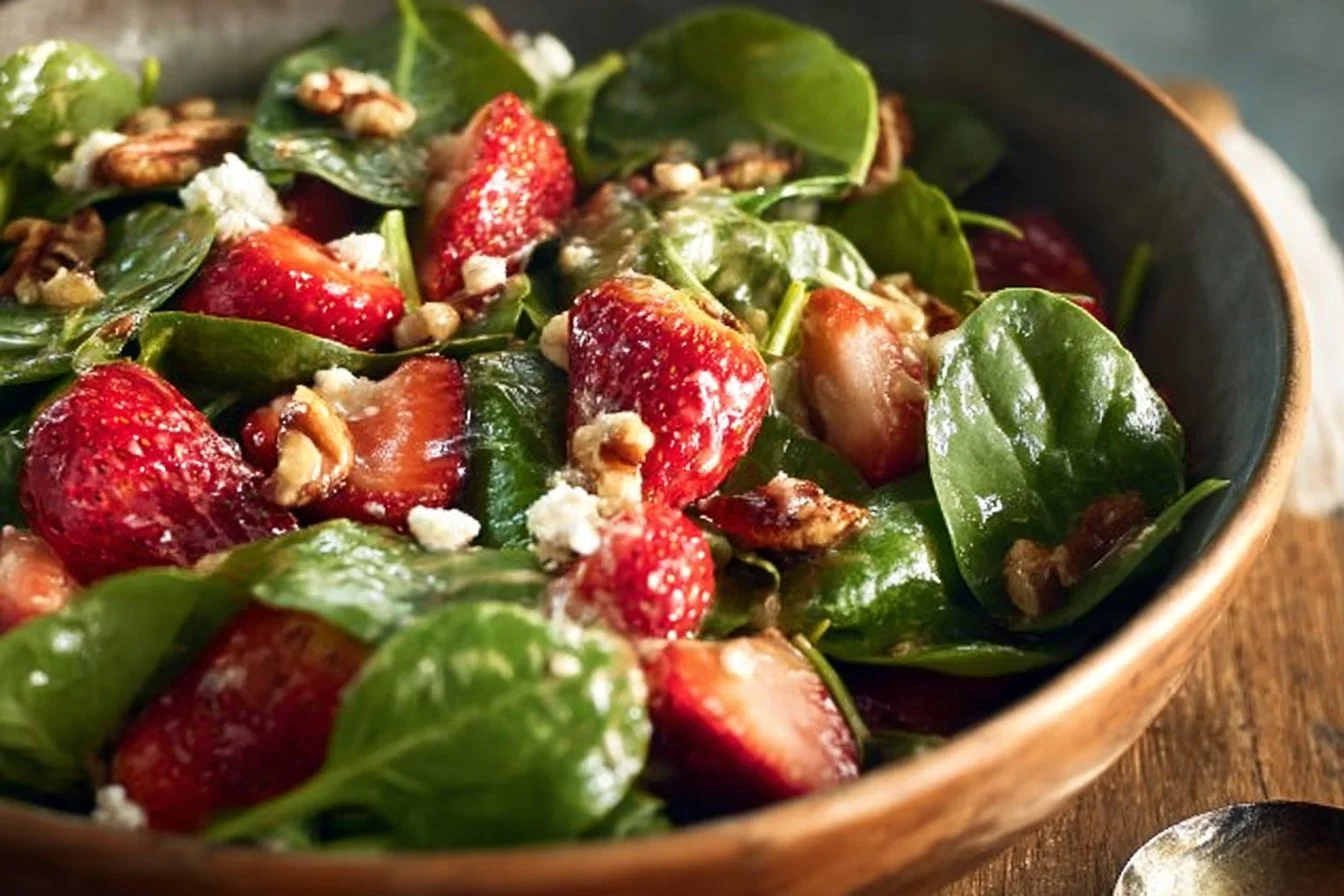 Best Strawberry Spinach Salad