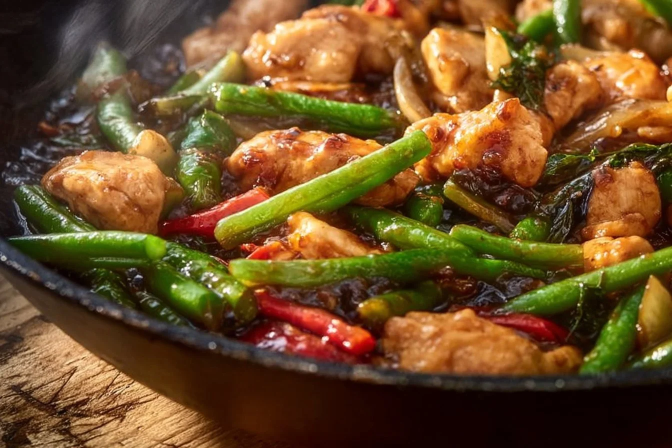Chicken and Green Bean Stir Fry