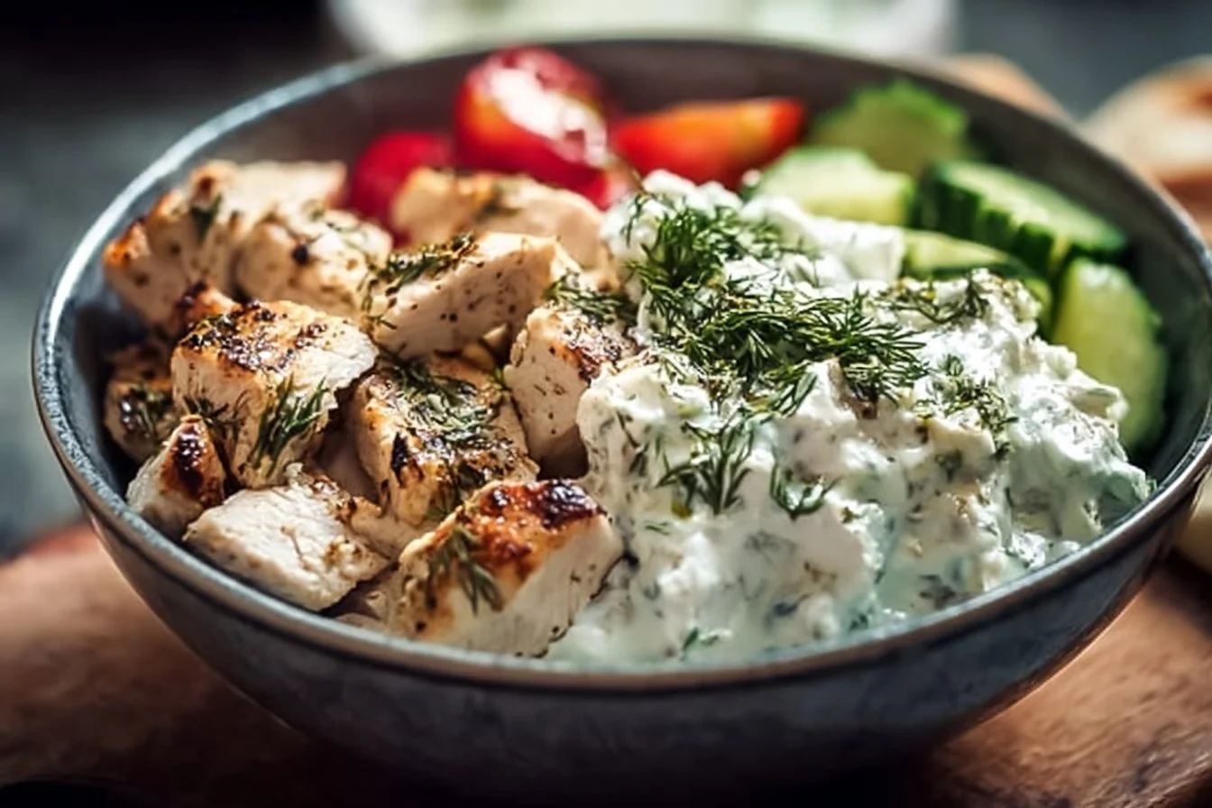 Chicken Tzatziki Bowls