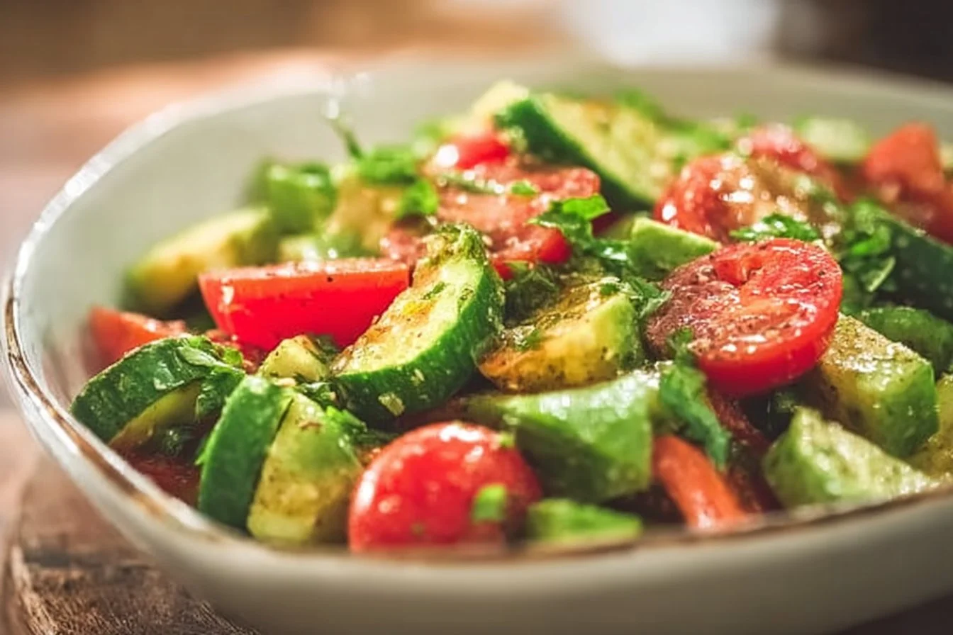 Colorful and Healthy Salad