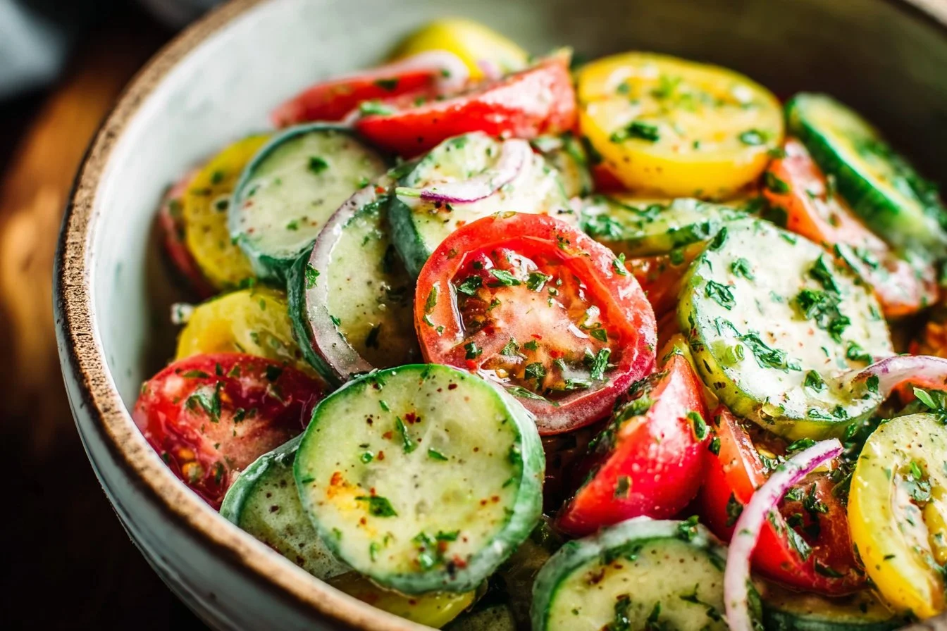 Cucumber Tomato Salad