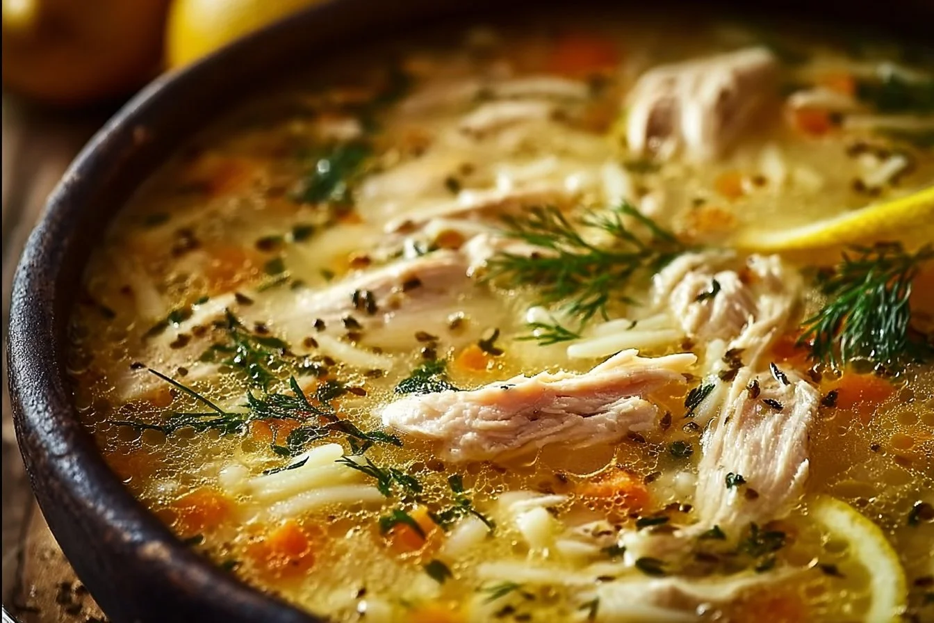 Greek Lemon Chicken Soup