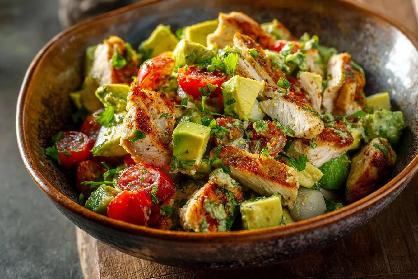 Healthy Avocado Chicken Salad