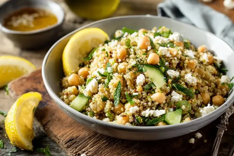 Delicious Jennifer Aniston Salad with fresh ingredients and vibrant colors.