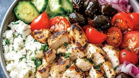 Delicious Low-Carb Greek Chicken Bowls You’ll Love