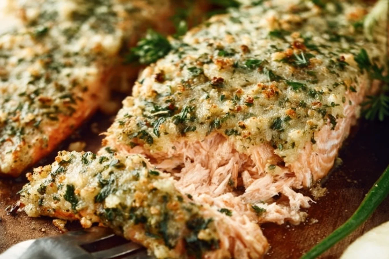 Parmesan Garlic Herb Salmon
