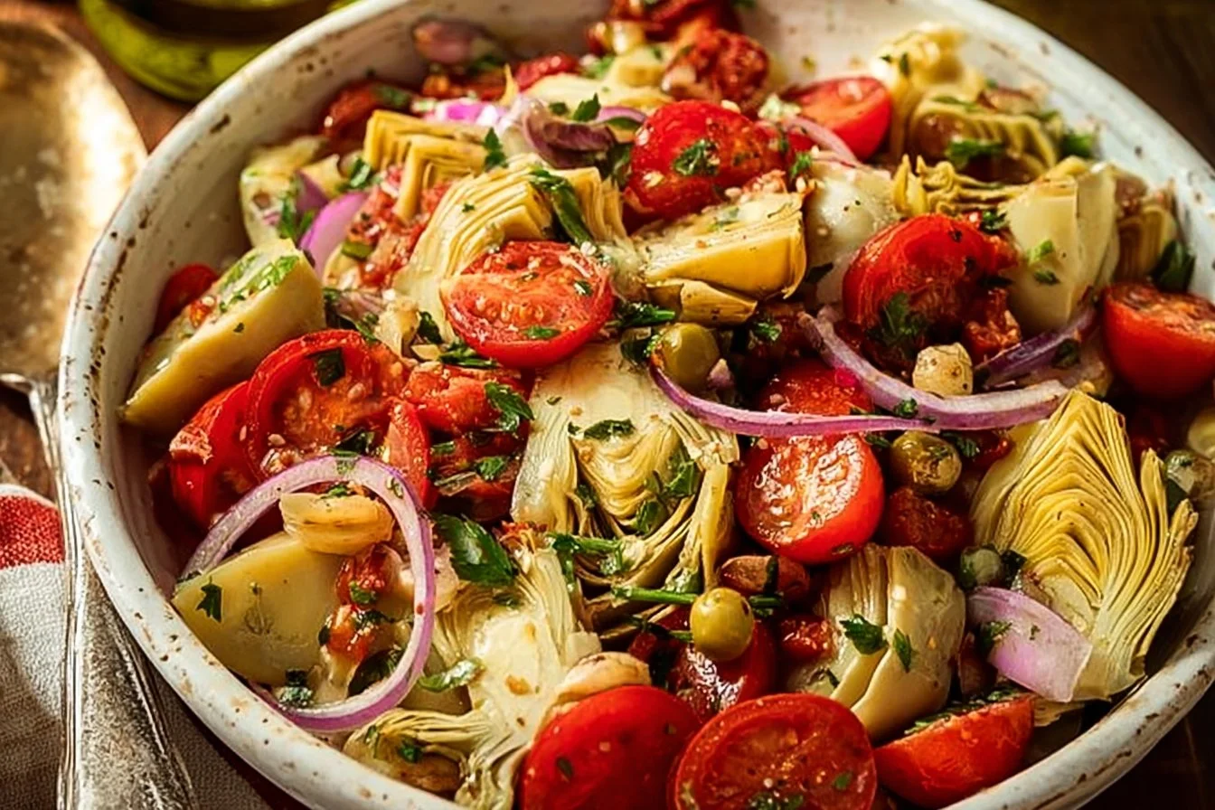 Tuscan Artichoke Tomato Salad